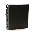 Выключатель 2кл с подсв с/у мокко механизм быстрозажим ArtGallery Systeme Electric (1/20)