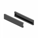 Панели цоколя с вентиляцией для корпусов CQE N, ШхГ 1000 мм В=200 мм RAL9005, комплект - 2 шт., РАМ Пауэр (RAM power)