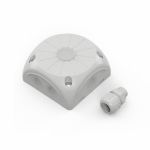 Коробка распределительная 60-0505-ВМУ для видеокамер двухкомпонентная с мембранами серая 100х100х50 с муфтой вводной для ГТ Промрукав