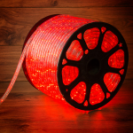 Дюралайт LED, постоянное свечение (2W) - красный, 30 LED/м, Ø13мм, Neon-Night (100/100)