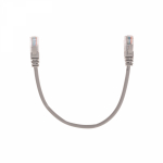 Шнур коммутационный патч-корд U/UTP CAT 5e, RJ45-RJ45, 26AWG, LSZH, серый, 0,15м REXANT