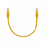 Шнур коммутационный патч-корд U/UTP, CAT 5e, RJ45-RJ45, 26AWG, LSZH, желтый, 0,15м REXANT