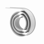 Рассеиватель гибкий опаловый из поликарбоната 60х8 мм, длина рулона 30,2 м