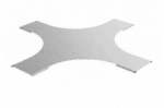 Крышка к крестообразному разветвителю для лестничного лотка НЛО 300, толщ. 1,0 мм, Сендзимир цинк