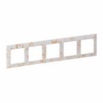 Рамка 5гн ампир белый Valena LIFE Legrand