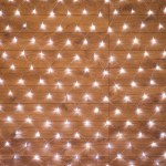 Гирлянда "Сеть" 1,8х1,5м, прозрачный ПВХ, 180 LED Белые Neon-Night (1/1/80)