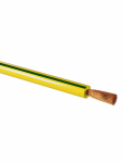 Провод ПуГВ 1х6,0 ГОСТ на катушке (250м), желто-зеленый TDM