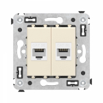 Накладка/вставка с/у rj45 бежевый DKC