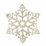 Елочная фигура "Снежинка "Снегурочка", 81 см, цвет золотой