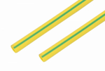 Термоусадочная трубка ТУТнг 20/10 желто-зеленая REXANT (10/10/400)