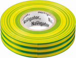 Изолента желто-зеленая 15/20м Navigator (10/200)