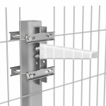 Комплект крепления к опорам ограждений 45х30 Промрукав