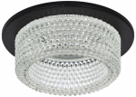 Встраиваемый светильник декоративный ЭРА DK109 BK/CL MR16 GU5.3 черный прозрачный