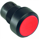 Фронтальная часть нажимной кнопки плоск., 1 упр. элемент цвет красный с круг. линзой, без фиксации, ABB