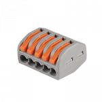 Клемма монтажная СМК PTC-5P 222-415 BL/5 450V 32A 0,08-2,5(4.0)mm2 / 5 шт./ Jazzway