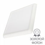 Светильник CL-FIOKK-S220x220-18W Day4000-MIX (WH, 120 deg, 230V) (arlight, IP44 Пластик, 3 года)