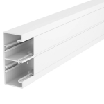 Кабель-канал Rapid 45-2 с 2 крышками 53x130x2000 мм (для ЭУИ 45х45 мм) ПВХ белый  RAL 9010