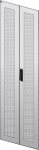 Дверь перфорированная двустворчатая для шкафа LINEA N 28U 600мм серая ITK (1)