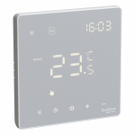 Терморегулятор сенсорный Wi-Fi  с/у белый в сборе ArtGallery Systeme Electric