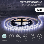 Лента светодиод SMD 2835 4,8Вт 60LED 12В 6500К бел IP65 8мм 5м Neon-Night (1/1/50)