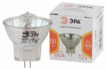 Лампа галогенная GU4-MR11-50W-12V-30CL  ЭРА GU4-MR11-50W-12V-30CL ЭРА (галоген, софит, 50Вт, нейтр,