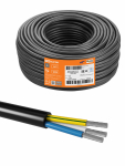 Кабель АсВВГнг(А)-LS 3х6 ок(N,PE)-0,66 ГОСТ (100м) TDM