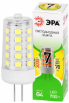 Лампочка светодиодная ЭРА GREEN LINE LED G4-JC-7W-830-12V GL G4 7Вт капсула теплый белый свет