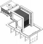 Секц. флан. лев. Тип1 4000А Cu 3L+N+PER IP55 тран. IEK