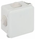 Распаячная коробка ЭРА KOR-65-65-50-4gv-MP серая 65х65х50мм с гермовводами 4 входа прямой монтаж IP55