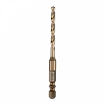 Сверло по металлу 4мм "Кобальт IMPACT" P6M5K8 DIN 338, шестигранный xвостовик, 1 шт. KRANZ