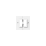 Пластина переходная для 1 или 2х клавишного выключателя, IP44, белая Эпика EKF