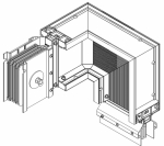 Секция Z прав. вниз 5000А Al 3L+N+PER НК IP55 тран. IEK