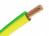 Провод установочный ПуГВ (ПВ3) 1х4 желто-зеленый ГОСТ Орловский кабельный (100)