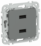 FLITE Роз. USB AA 2,1А РЮ-2-ФлМА м/а IEK