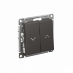 Выключатель 1кл 2-полюсный с/у базальт механизм AtlasDesign Systeme Electric