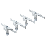 Комплект усиленных опор DSSL2 для монтажного основания UZD h=75-110 мм (4 шт., сталь)