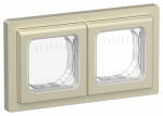 FLITE Рамка 2-мест. IP55 Рпро-2-55-ФлШ шам. IEK