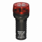 Сигнализатор звуковой ND16-22FS Φ22 мм красный LED АС380В (R)
