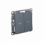 Выключатель управления жалюзи 2кл грифель AtlasDesign Systeme Electric (1/5)