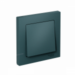 Выключатель 1кл с/у изумруд в сборе AtlasDesign Systeme Electric (1/10)