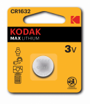 Элемент питания CR1632 литиевый бл.1шт. Kodak (1/60/240)