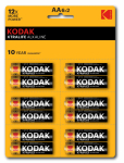 Элемент питания LR6 (АА) алкалиновый бл.2*6шт PERFORATED XTRALIFE Kodak (12/144)