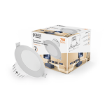 Светильник круг 7Вт 500Лм 3000K 100-265В IP20 монтаж Ø65 90*56мм белый LED Gauss Downlight 1/20