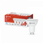 Лампа светодиодная LED-JCDRC-VC 4PACK 11Вт 230В GU10 6500К 990Лм (4шт./упак) IN HOME