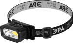 Фонарь налобный светодиодный ЭРА GA-814 аккумуляторный 5 Вт COB + 5 Вт LED 5 режимов сенсорное управление