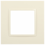Рамка для розеток и выключателей ЭРА Elegance 14-5011-02 Classic, на 1 пост, сл.кость