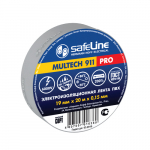 Изолента серо-стальная 19/20м SafeLine (10/10/200)