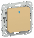 FLITE Выключ. 1-кл. с инд. 10А ВС11-1-1-ФлШм ш/а IEK