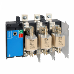 Выключатель/переключатель нагрузки 3-полюсный (3P) 0кВт с поворот. ручкой, в корпусе, IP00 напольный щитовой КЭАЗ