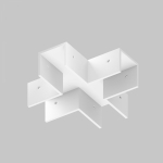 Outdoor Комплектующие для профиля Белый O-TR001-CC-W